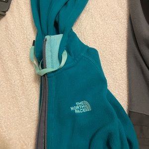 Teal North Face Hoodie